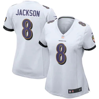 womens-nike-lamar-jackson-white-baltimore-ravens-game-jerse